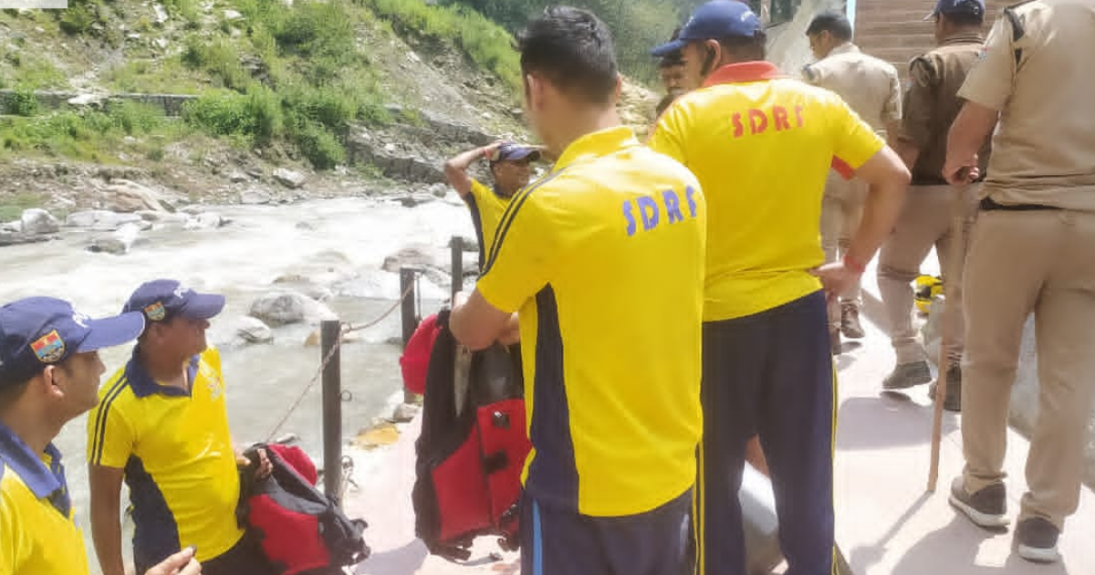 Uttarakhand: Two trapped in Mandakini River rescued by SDRF, Police